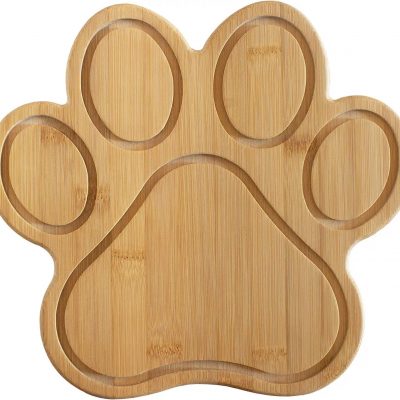 Bamboo Paw Shaped