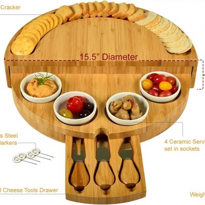 wooden cheese board