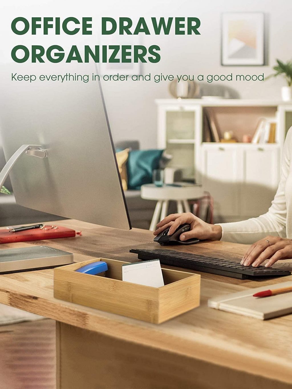 Bamboo Drawer Organizer