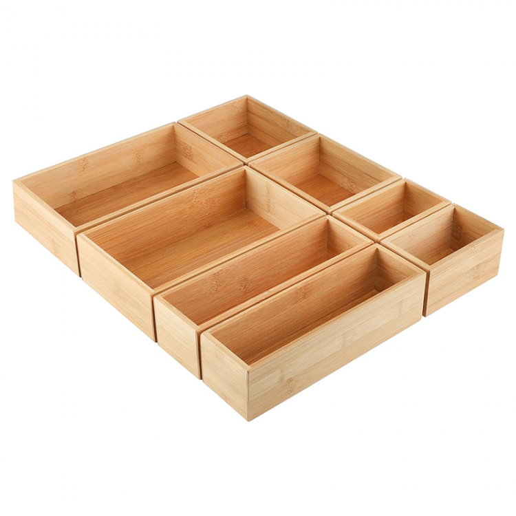 bamboo storage bin