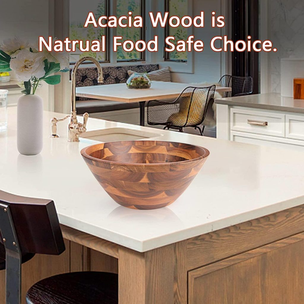 acacia wood bowl
