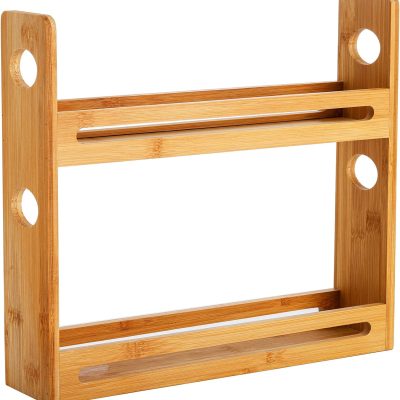 2 Tier Bamboo Spice Rack