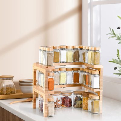 Bamboo Spice Rack 2 Tier