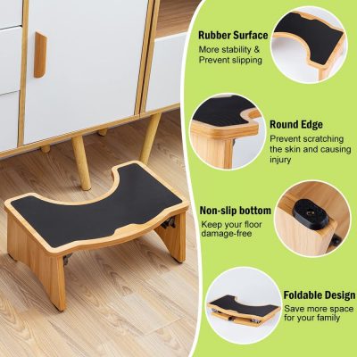 Foldable Toilet Stool