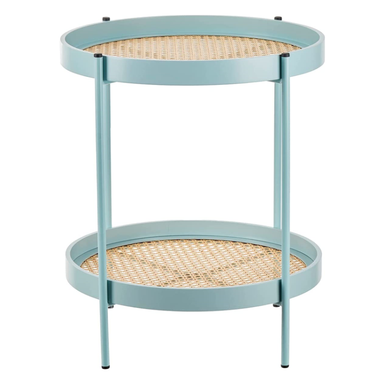 rattan side table