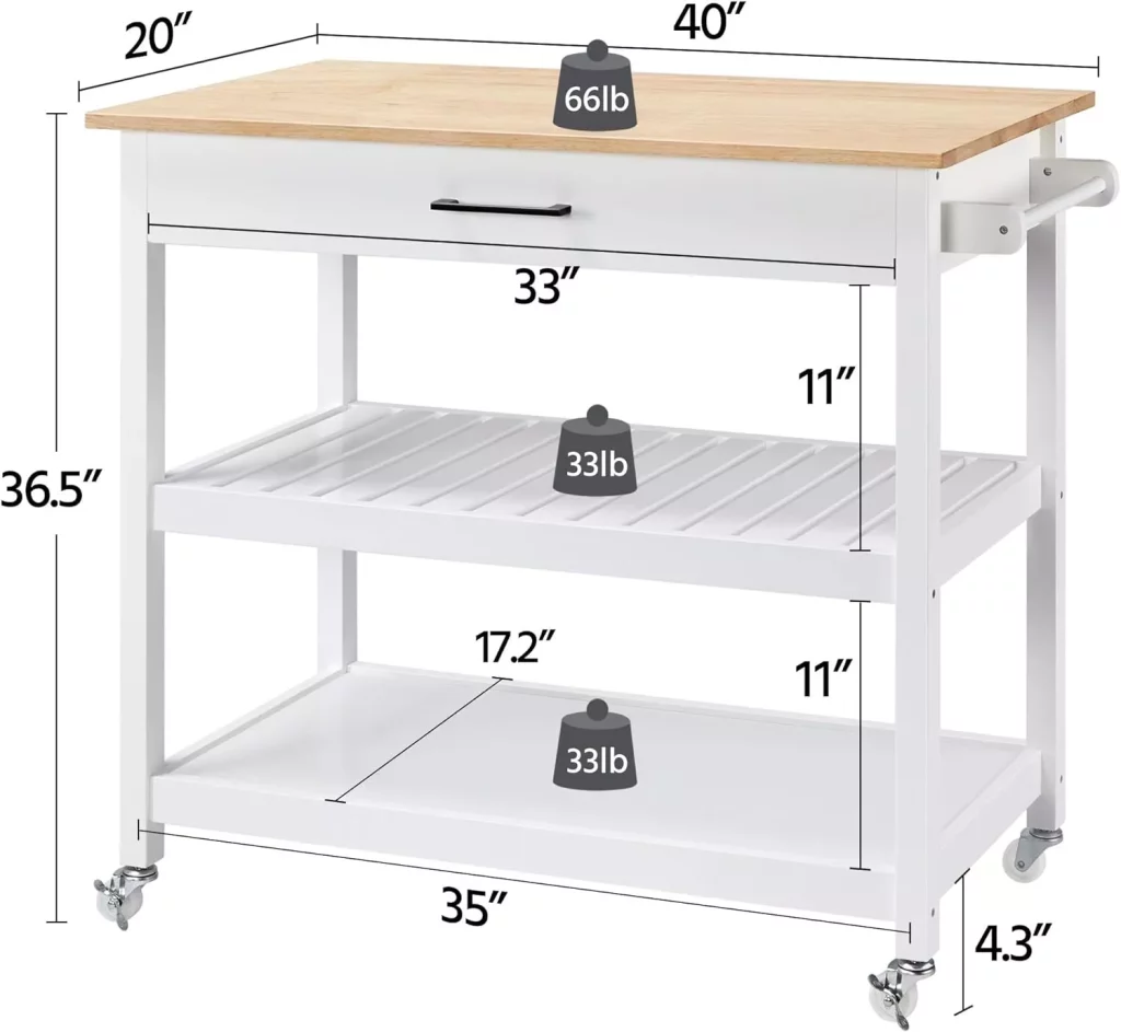 3 Tier Rolling Kitchen