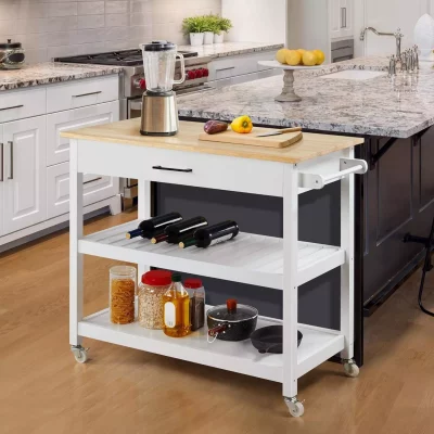 Kitchen Island with Wheels