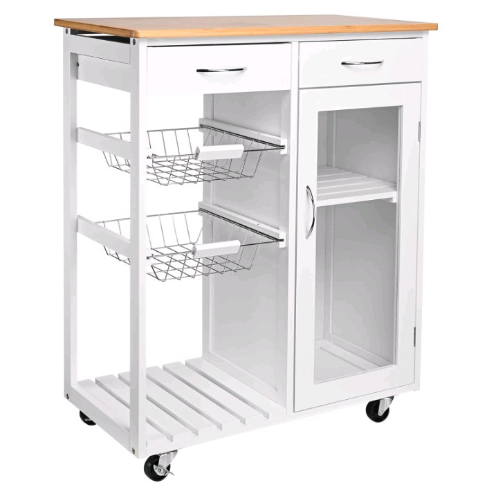 Kitchen Wooden Trolley