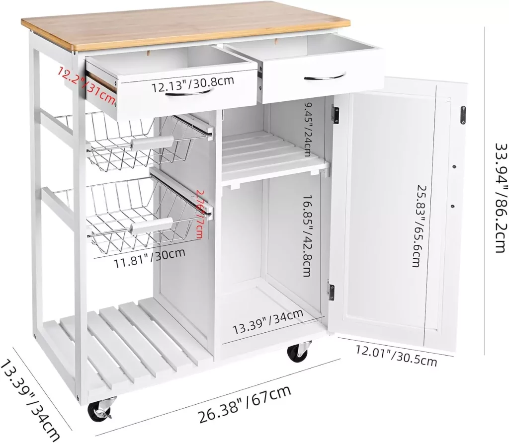 Rolling Kitchen Island