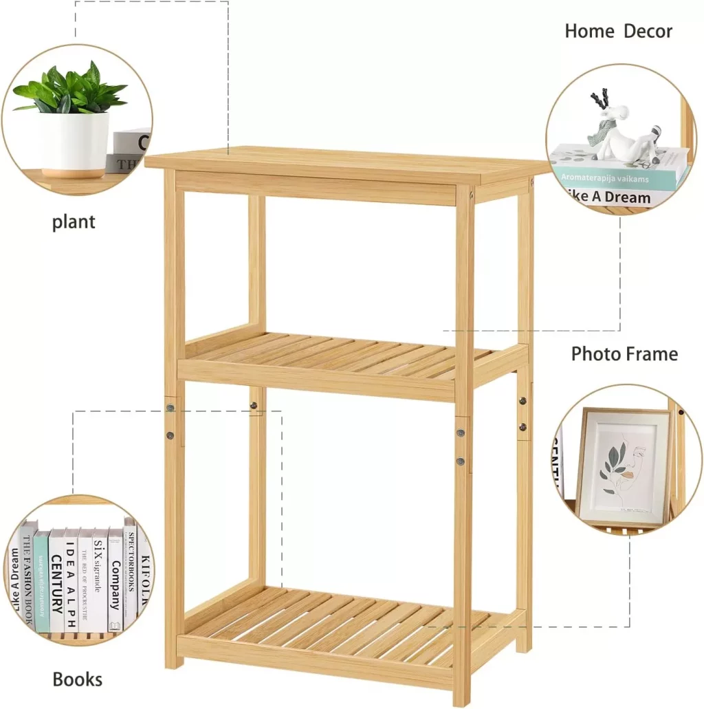 Bamboo Bedside Table