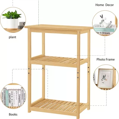 Bamboo Bedside Table