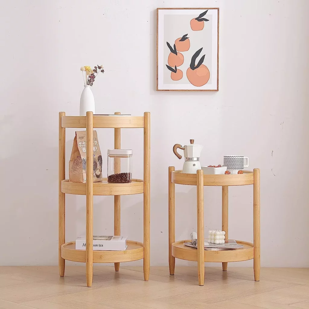 Glass Sofa End Table