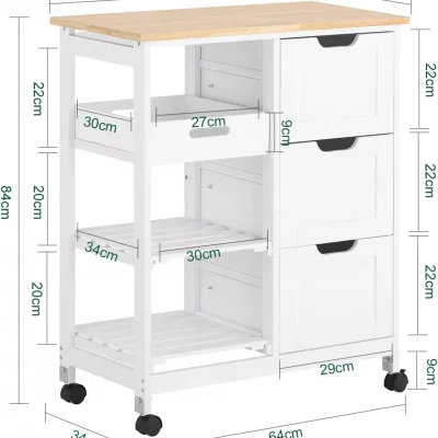 Kitchen Storage Trolley