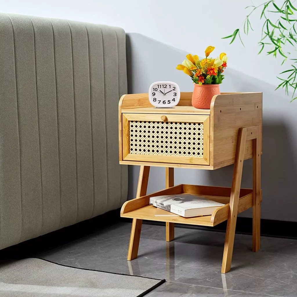 Rattan Nightstand