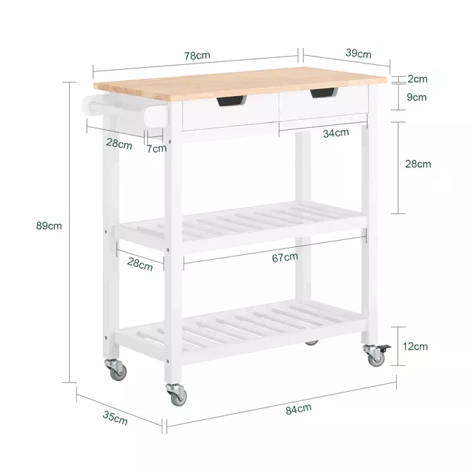 Rolling Table Storage Unit