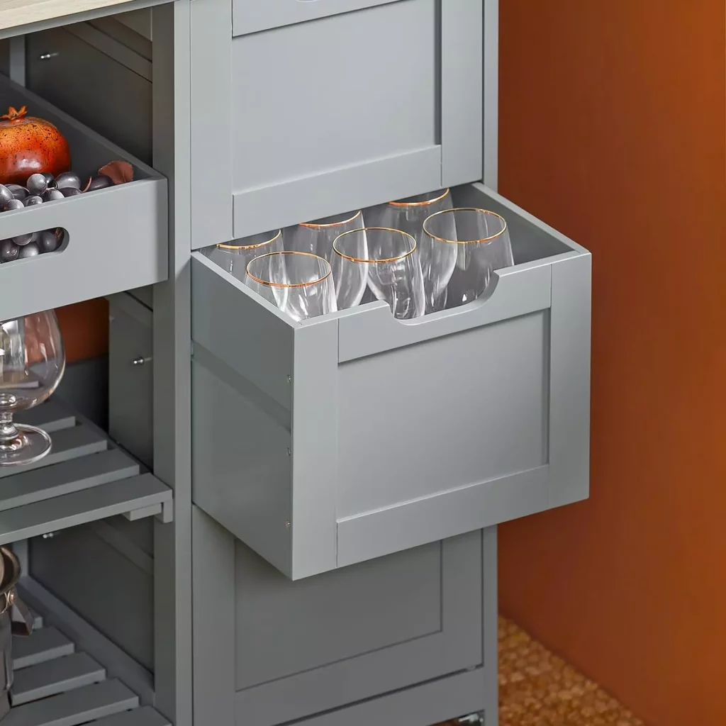 WOOD Kitchen Trolley