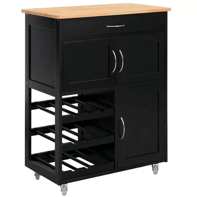 WOOD Kitchen Trolley