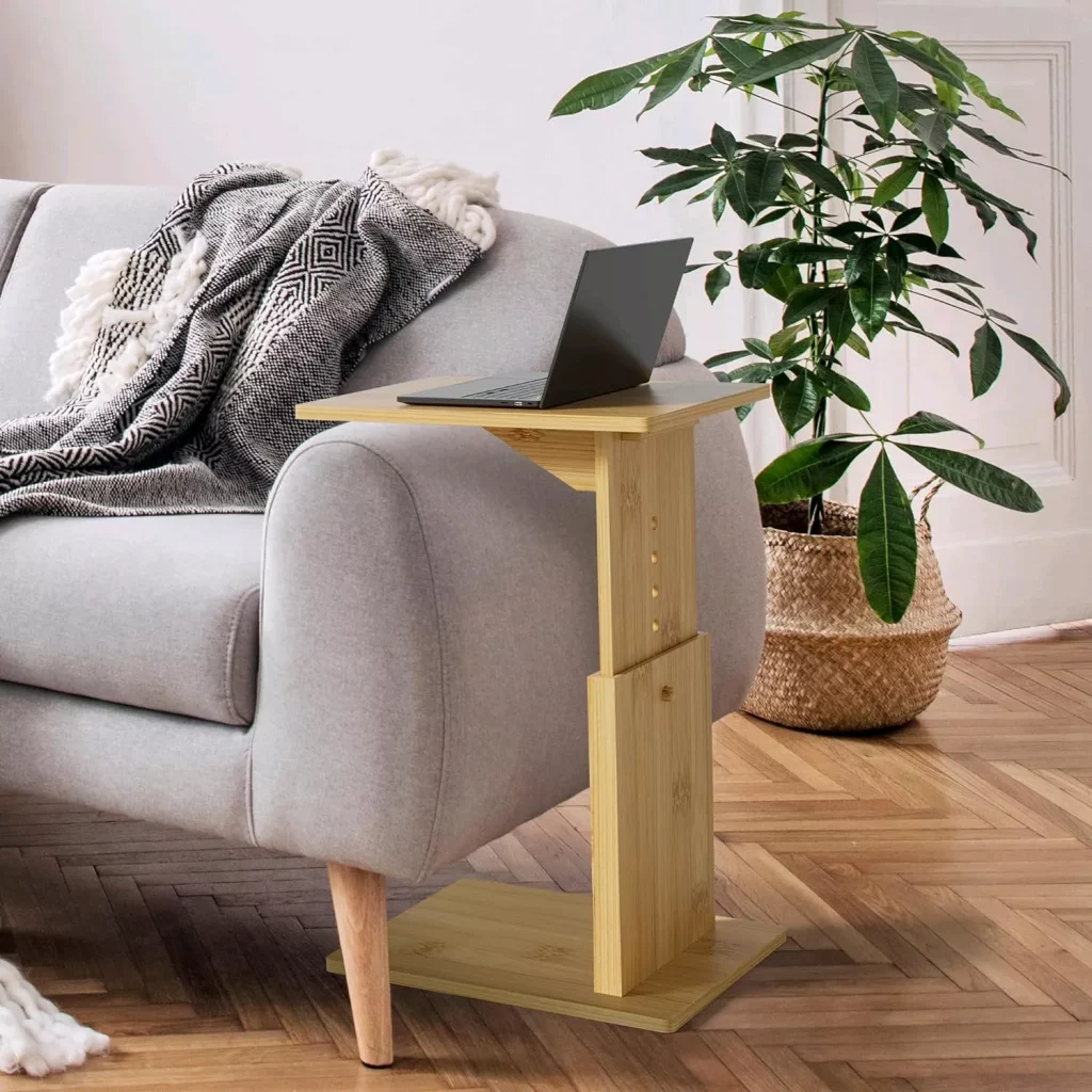 Wooden C Table End Table