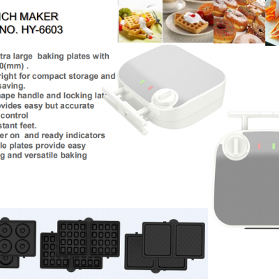 sandwich maker with storage