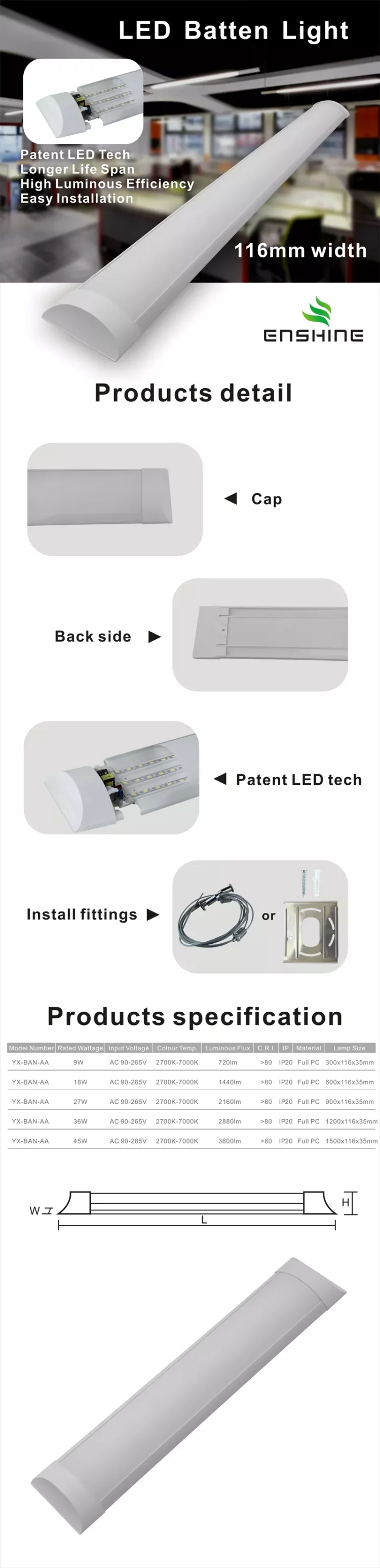 batten lamp