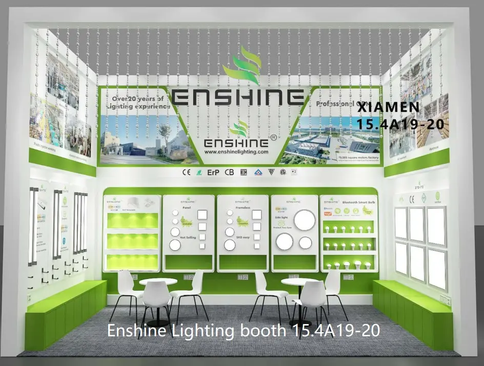 Visit Enshine Lighting at Canton Fair 2026 | 20-Year Xiamen LED Factory
