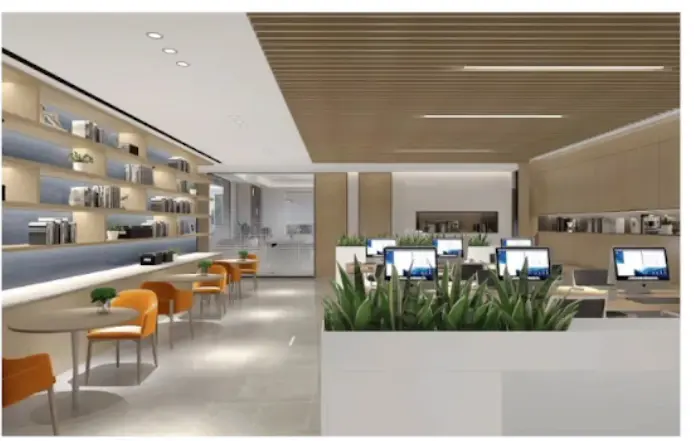 LED panel lights for office lighting renovation