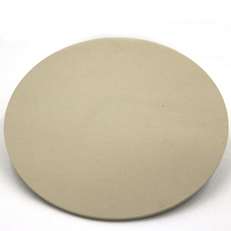 Placa de cerâmica porosa de alumina de alta pureza e resistência ao desgaste