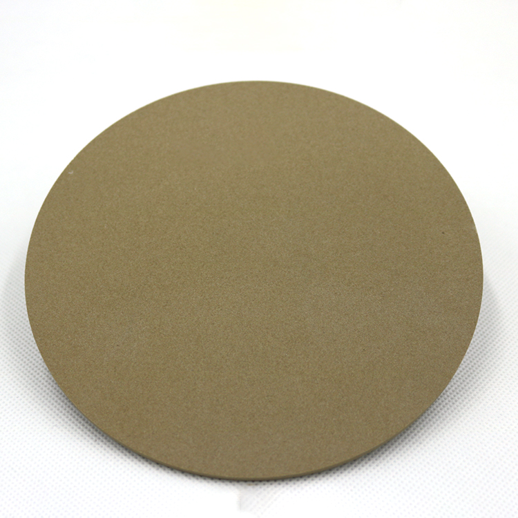 Folha de disco de placa de cerâmica porosa de alumina de 20um para aplicação em mandris de vácuo