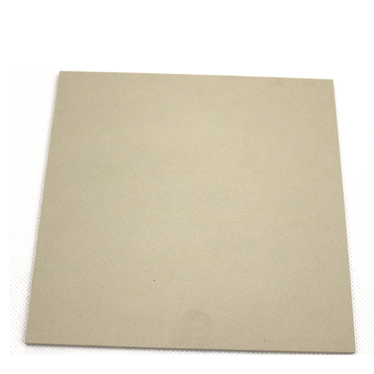 Foglio di piastra filtrante in ceramica porosa di allumina