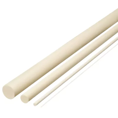 Hastes de cerâmica de alumina de vários diâmetros disponíveis para fabricação personalizada
