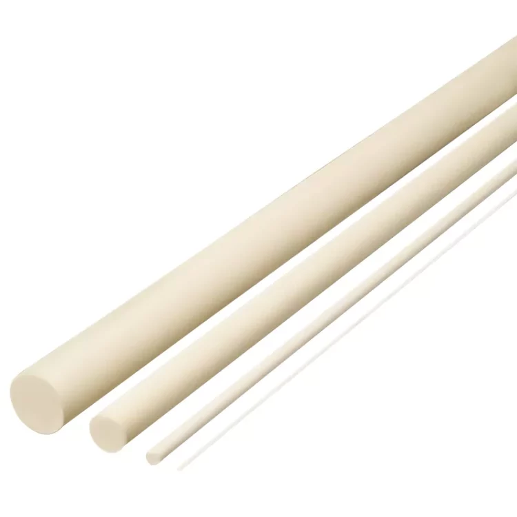 Hastes de cerâmica de alumina de vários diâmetros disponíveis para fabricação personalizada