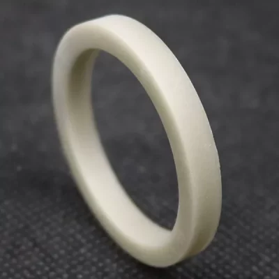 Pièces en céramique ALN personnalisées en nitrure d'aluminium, composants structurels, bagues