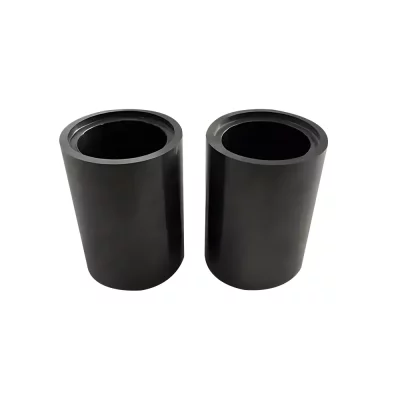 Short silicon nitride ceramic tube for compact installations
