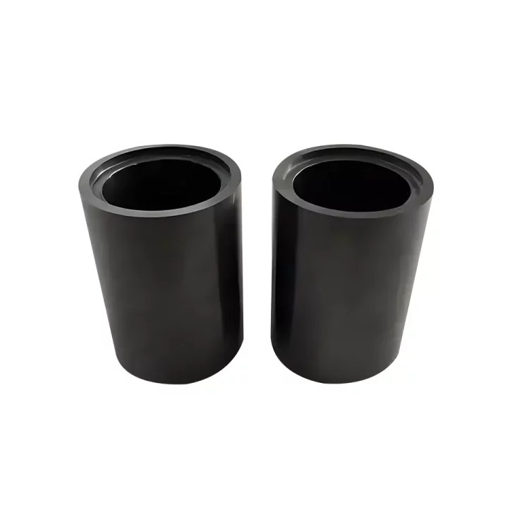Short silicon nitride ceramic tube for compact installations