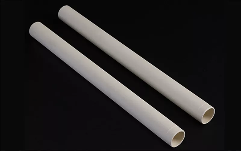 High temperature resistant 99.5% alumina furnace tube for industrial kilns and vacuum furnaces, featuring excellent thermal shock resistance, corrosion resistance, and insulation performance.