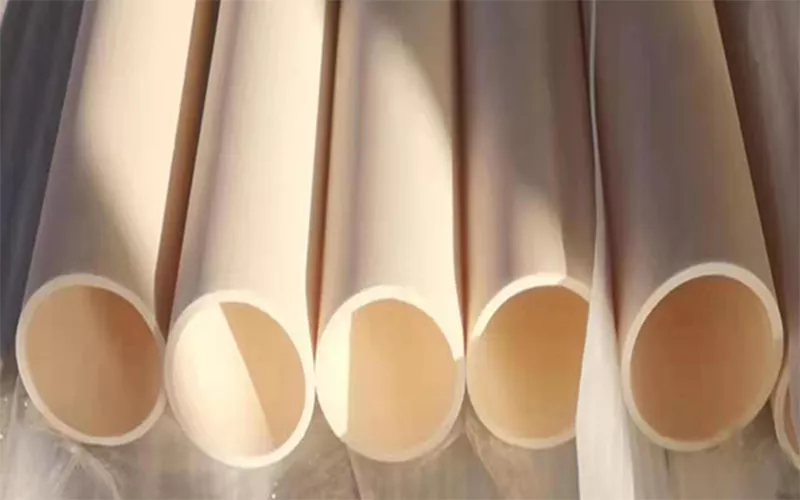 Durable alumina tube for furnace applications, made of 99.5% Al2O3 ceramic, ideal for high-temperature processing, excellent insulation, and corrosion resistance in industrial heating systems.