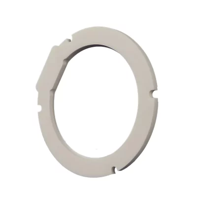 Acessórios de isolamento mecânico - anéis de isolamento de cerâmica de alumina personalizados, uso industrial, resistentes ao desgaste e à corrosão