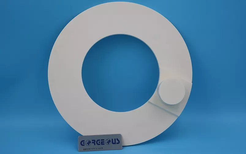 Alumina rings for structural support