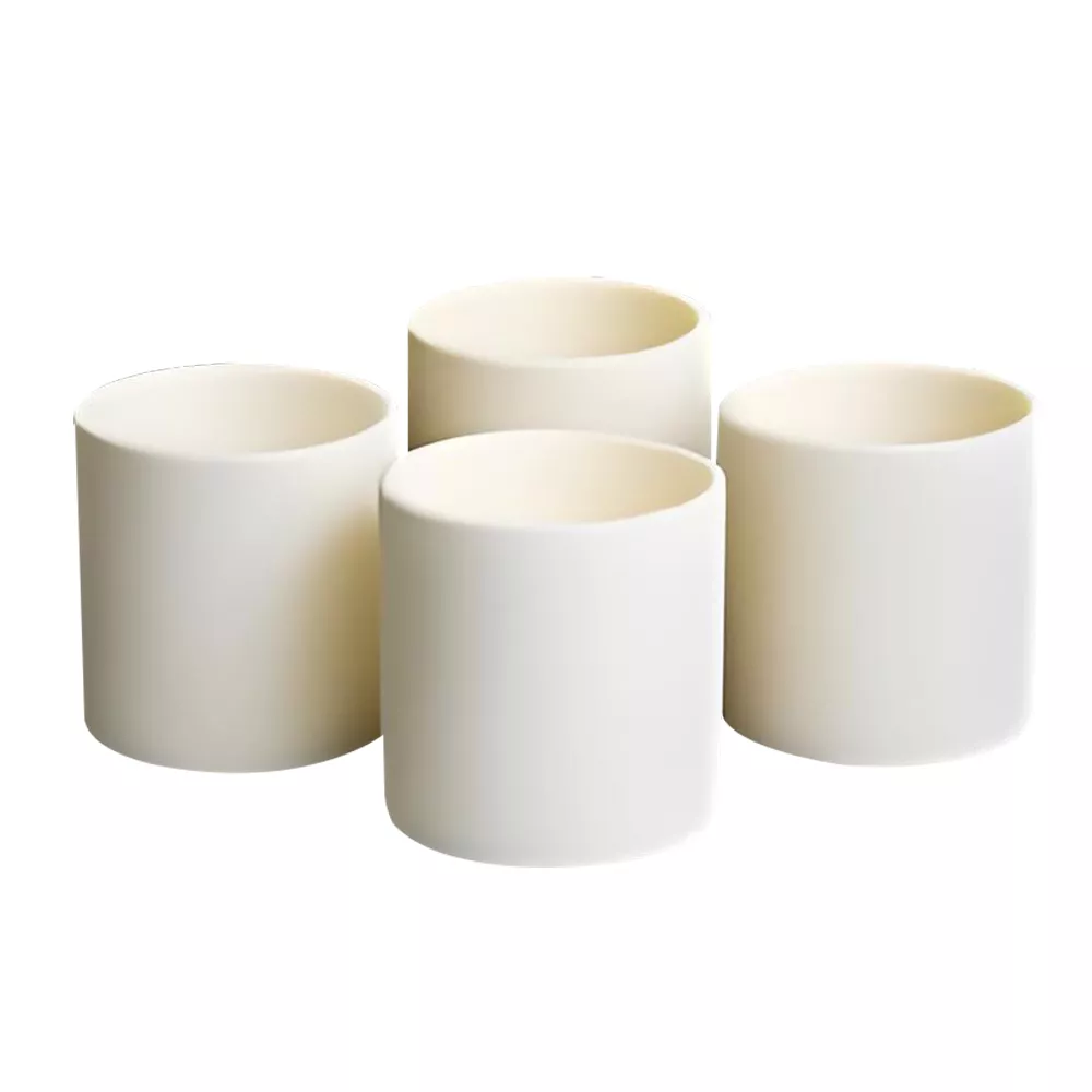 Large diameter alumina tube for industrial furnaces
