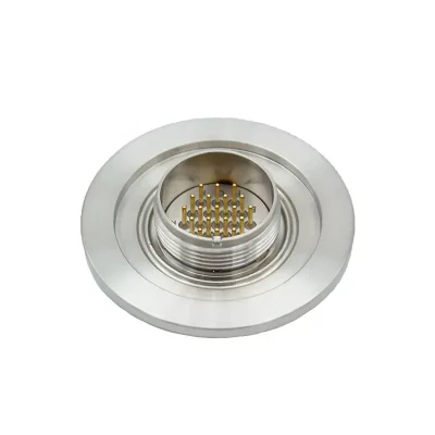 Seri konektor melingkar MS 19-pin multipin feedthrough untuk aplikasi industri