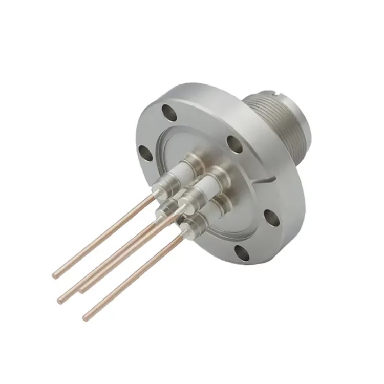 Konektor feedthrough multipin 4-pin arus tinggi MS dengan rating 700V dan 23A per pin untuk penggunaan industri