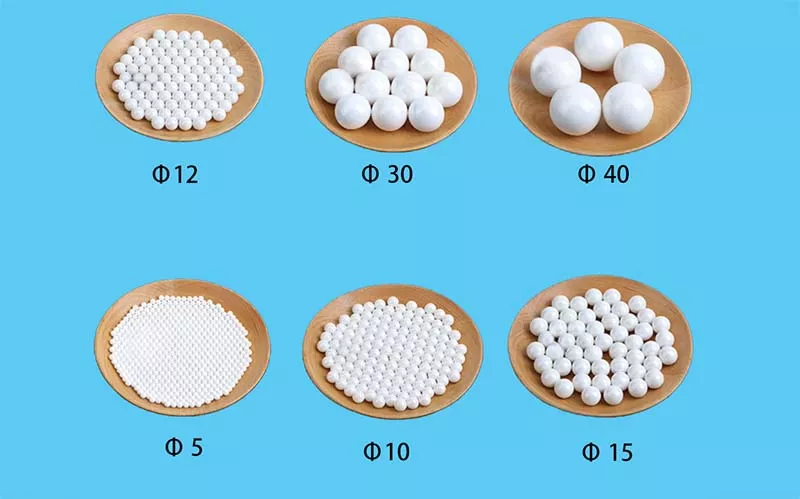 不同尺寸的氧化锆球