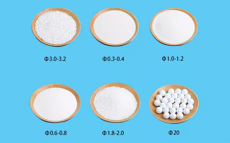 不同尺寸的氧化锆陶瓷球