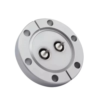 MHV 2 pinos de passagem coaxial com flange CF