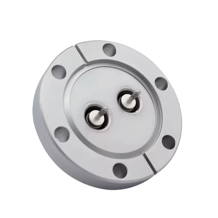 MHV 2 pinos de passagem coaxial com flange CF