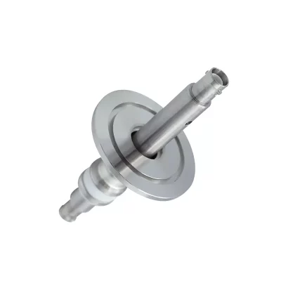 SHV-5 Coaxial de passagem direta de 1 pino com flange QF/KF de 2,16''