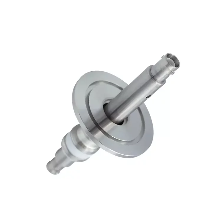 SHV-5 Coaxial de passagem direta de 1 pino com flange QF/KF de 2,16''
