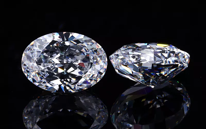 Brilliant cubic zirconia