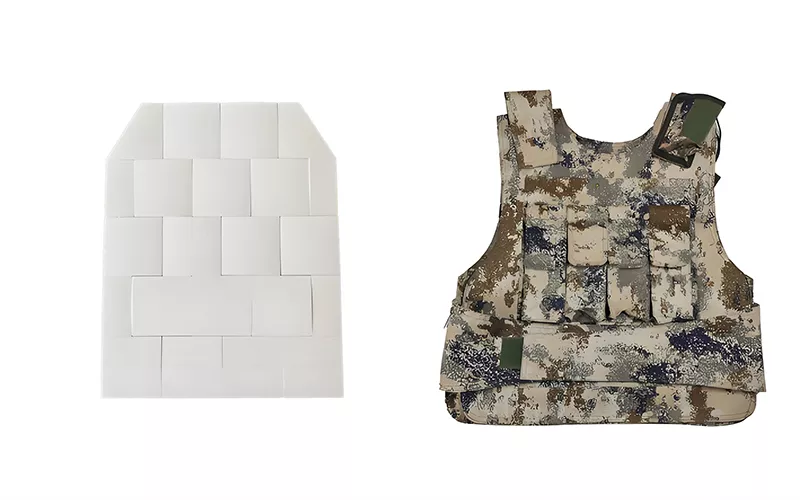 Colete à prova de balas de alumina