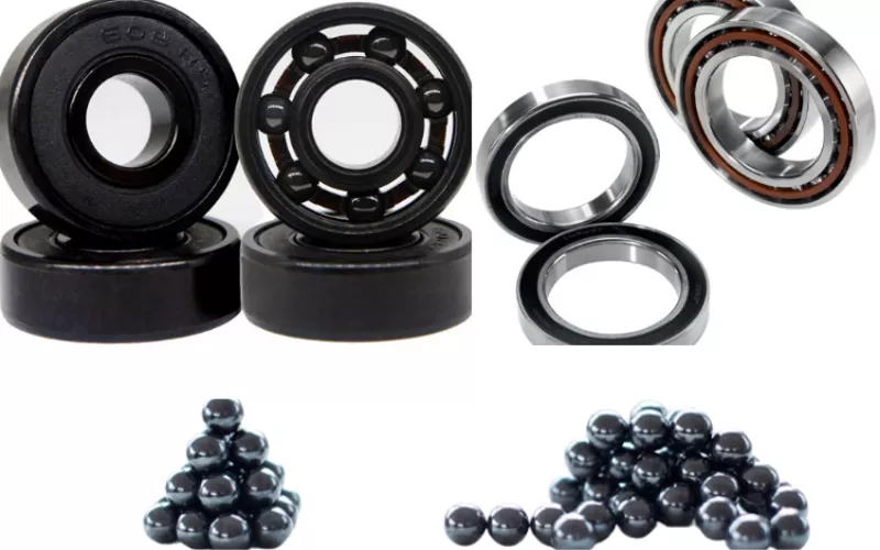 What are the breakthrough applications of hybrid ceramic bearings in the engineering field?